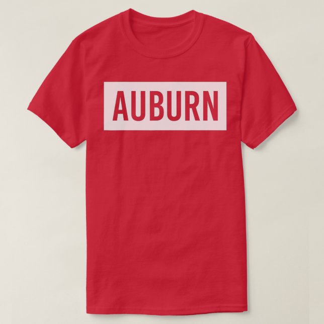 Camiseta AUBURN WA WASHINGTON Funny City Home Roots USA Gif (Diseño del anverso)