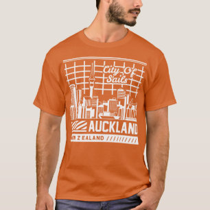 Camiseta Auckland La ciudad más grande de Nueva Zelanda