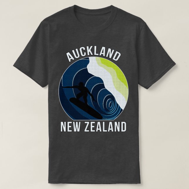Camiseta Auckland Nueva Zelanda (Diseño del anverso)