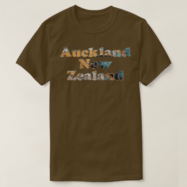 Camiseta Auckland Nueva Zelanda (Diseño del anverso)