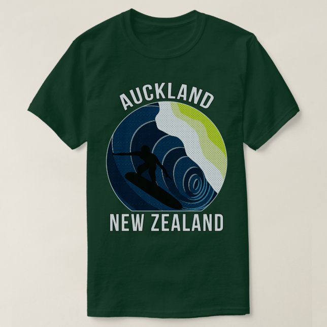 Camiseta Auckland Nueva Zelanda (Diseño del anverso)