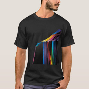Camiseta Audaces resúmenes neones - Arte de diseño que atra