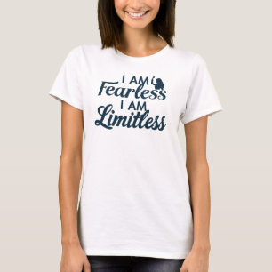 Camiseta Audaz arte de empoderamiento de la afirmación moti