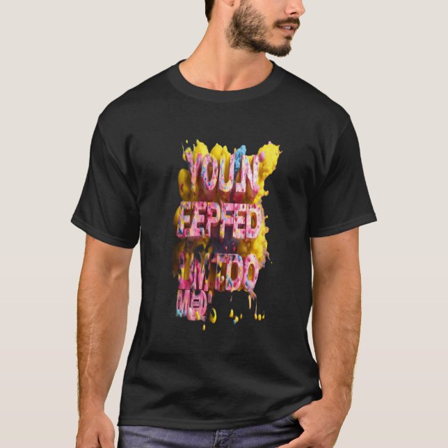 Camiseta Audaz Burst T-Shirt - Resumen de la expresión artí (Anverso)