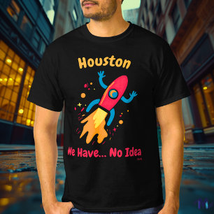 Camiseta Audaz de Cohete Espacial con Arte Pop