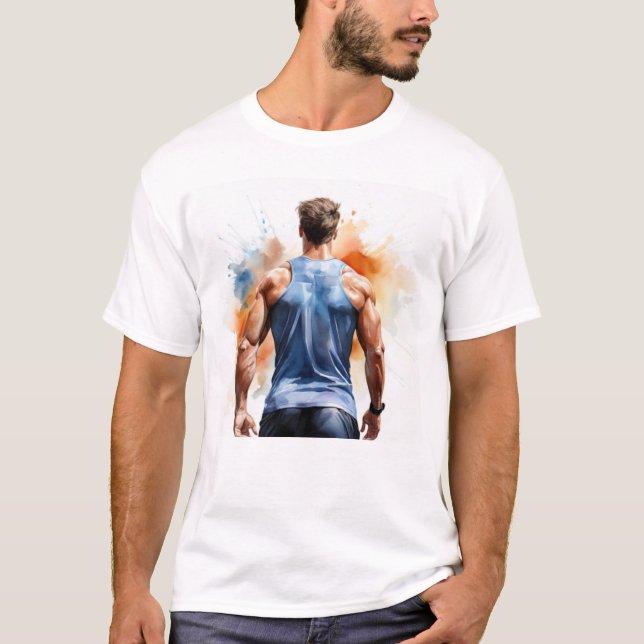 Camiseta Audaz Fitness Art - Gimnasio y decoración motivaci (Anverso)