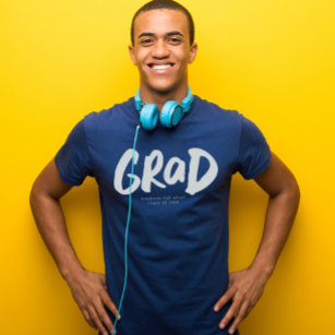 Camiseta Audaz graduación moderna y de moda personalizada