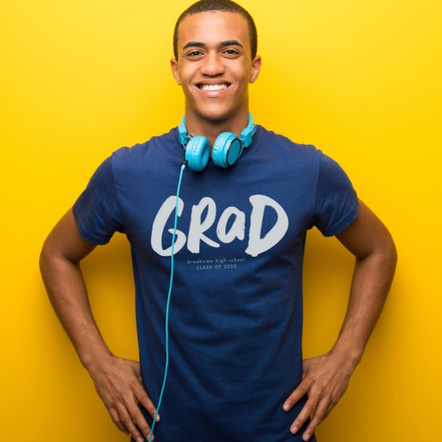 Camiseta Audaz graduación moderna y de moda personalizada (Subido por el creador)