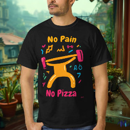 Camiseta Audaz Gym Pop Art Pizza T-Shirt