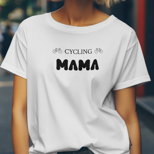 Camiseta Audaz mamá ciclista madre amante (Subido por el creador)
