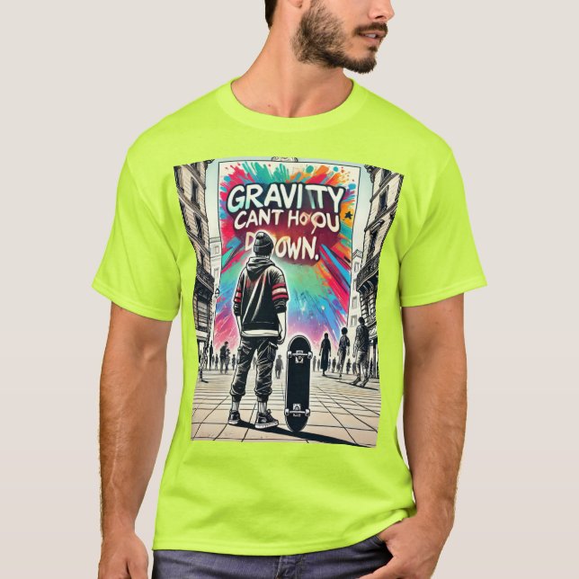Camiseta audaz para skateboard T-Shirt - Perfecto  (Anverso)