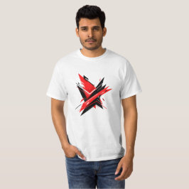 Camiseta Audaz Resumen Formas Geométricas Moderno Camiseta-