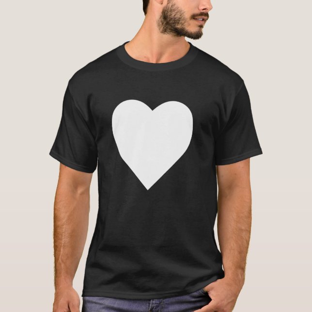 Camiseta Audaz Tee de verano de gran corazón (Anverso)