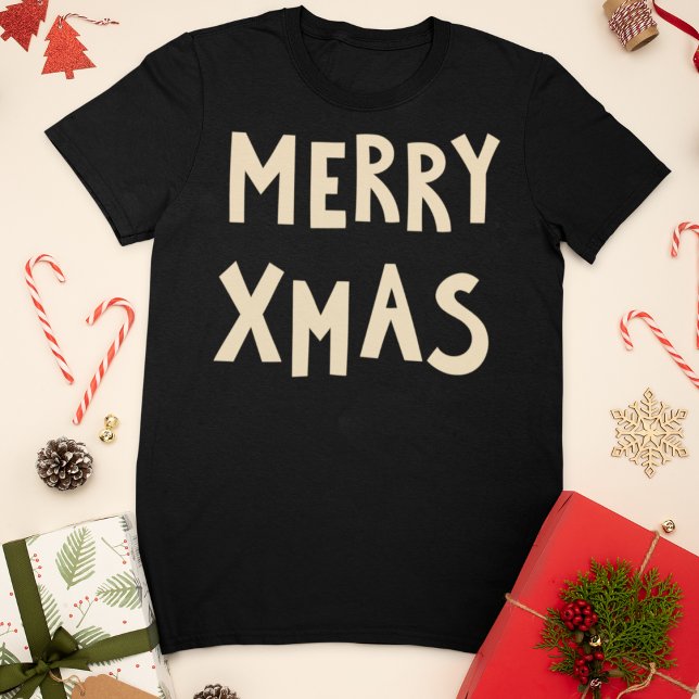Camiseta Audaz tipografía de navidad navideña (Subido por el creador)