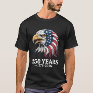 Camiseta audaz USA Eagle 250 Aniversario, Patrioti