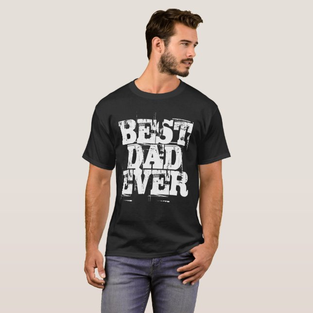 Camiseta Audaz y audaz legendario mejor padre de la histori (Anverso completo)