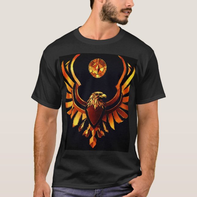 Camiseta Audaz y elegante aparato de aviación (Anverso)
