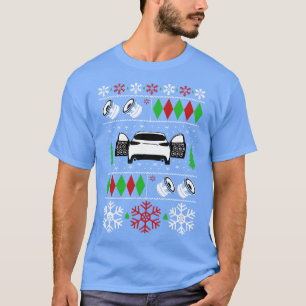 Camiseta Audio de coche Navidades feos Sweet Happy Holidays