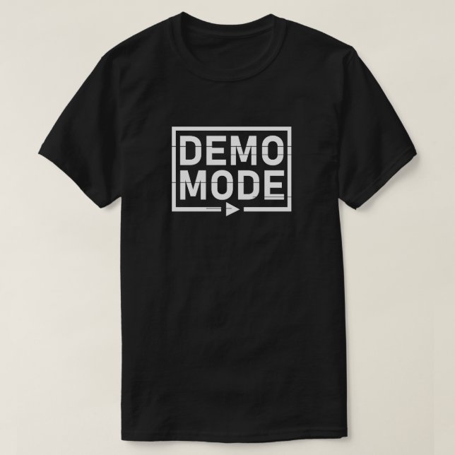 Camiseta Audio de modo de demostración V2 (Diseño del anverso)