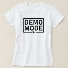 Camiseta Audio V1 en modo de demostración