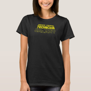 Camiseta Audio Visual Technician Space Backside