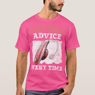 Camiseta Audióloga Ayuda auditiva Sonido Médico Oído Audiol