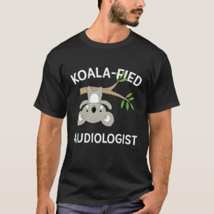 Camiseta Audióloga Gif Cute Koala Funny Audiología Pun