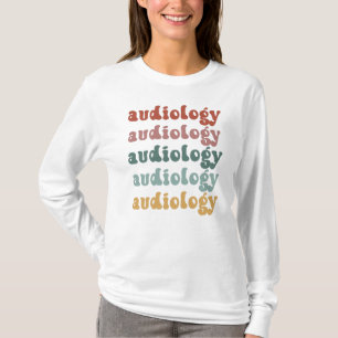 Camiseta Audiología Médica del Audiólogo Retro