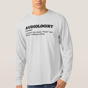 Camiseta Audiólogo - Definición de trabajo ingenioso