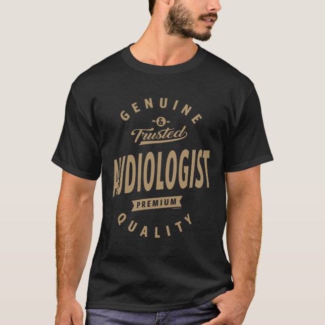 Camiseta Audiólogo - Trabajo divertido y pasatiempo (Anverso)