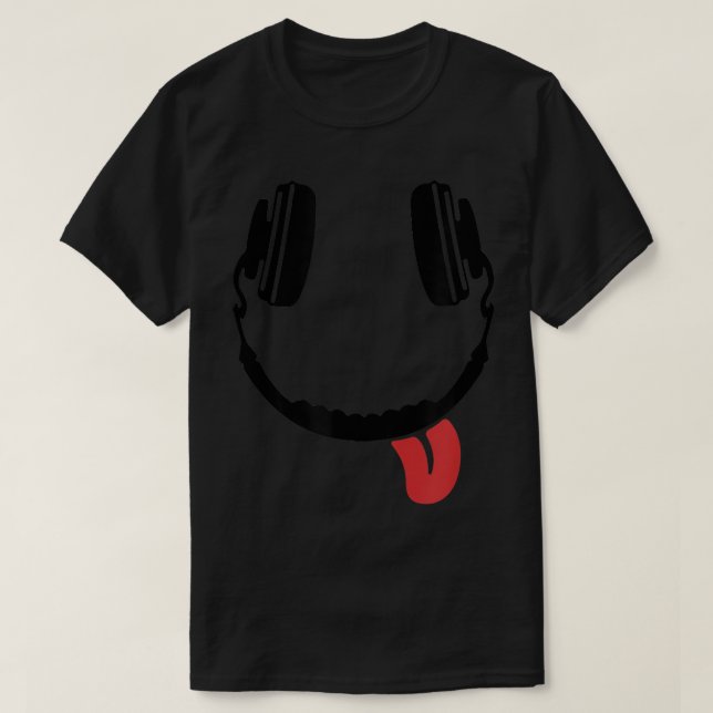 Camiseta Audiophile Headphone Record Collector Vinyl Music (Diseño del anverso)