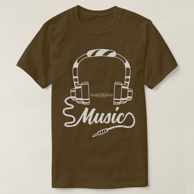 Camiseta Audiophile Music Lover Sound Guy DJ (Diseño del anverso)