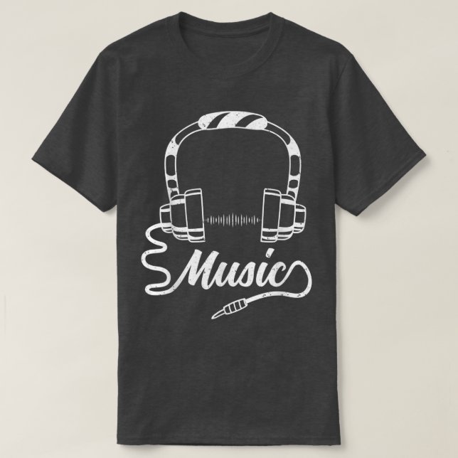 Camiseta Audiophile Music Lover Sound Guy DJ (Diseño del anverso)