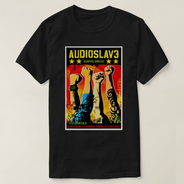 Camiseta Audioslave Tour (Diseño del anverso)