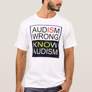 Camiseta Audism es incorrecto