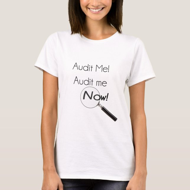 Camiseta ¡Audítame! (Anverso)