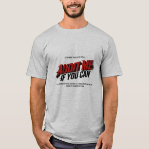 Camiseta Audítame Si Puedes Película Divertida Parodia de C