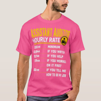 Camiseta Auditor Auxiliar Auditor Funny Rate CPA Ac