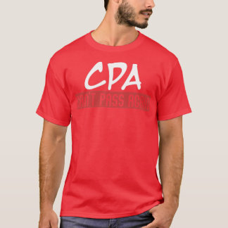 Camiseta Auditor de definición contable Cpa Canx27T Pass Ag