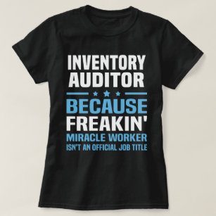 Camiseta Auditor de inventario