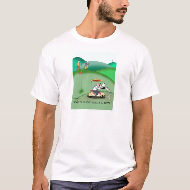 Camiseta Auditor de IRS en una trampa de arena de golf (Anverso)