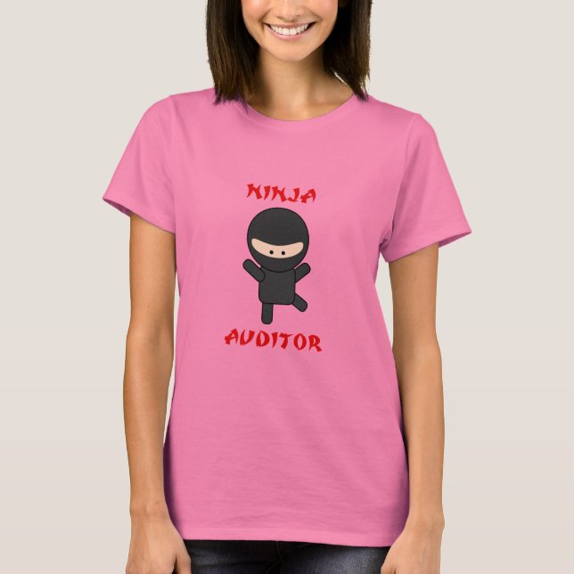 Camiseta auditor de ninja (Anverso)