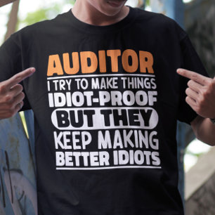 Camiseta Auditor Intento Hacer Las Cosas Divertidas