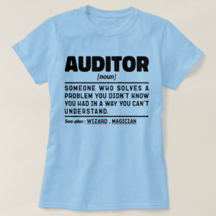 Camiseta Auditor Noun Definition Company Worker Mom Funny