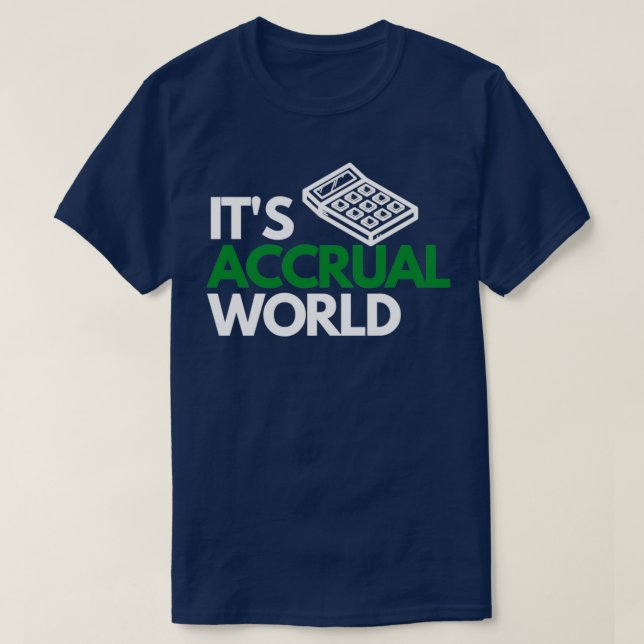 Camiseta Auditoría de contabilidad mundial acumulada de Itx (Diseño del anverso)