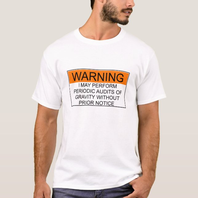 Camiseta Auditorías amonestadoras de la gravedad - naranja (Anverso)