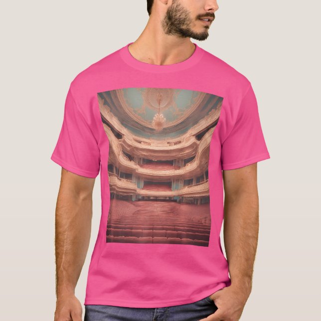 Camiseta Auditorio de la Gran Ópera Pastel Opulence (Anverso)