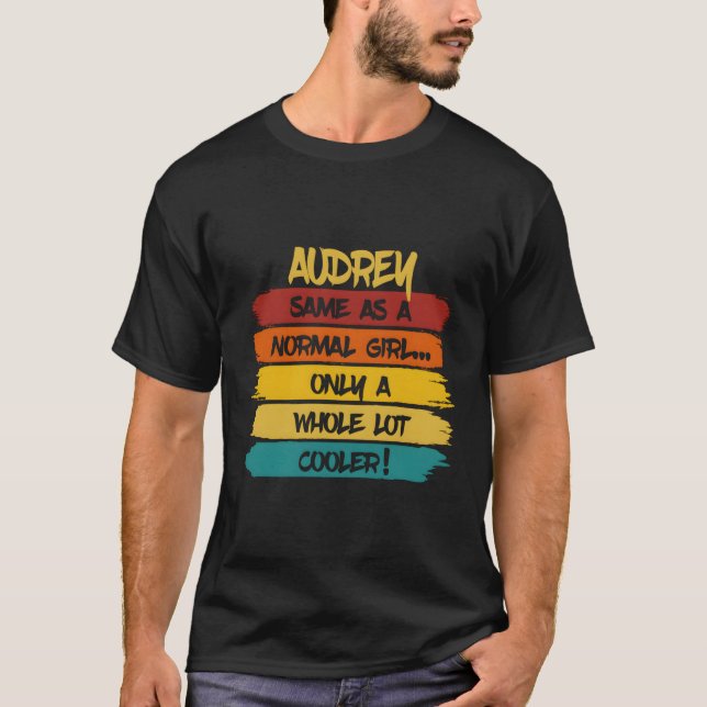Camiseta Audrey Definition Personalized Name Funny Cumpleañ (Anverso)