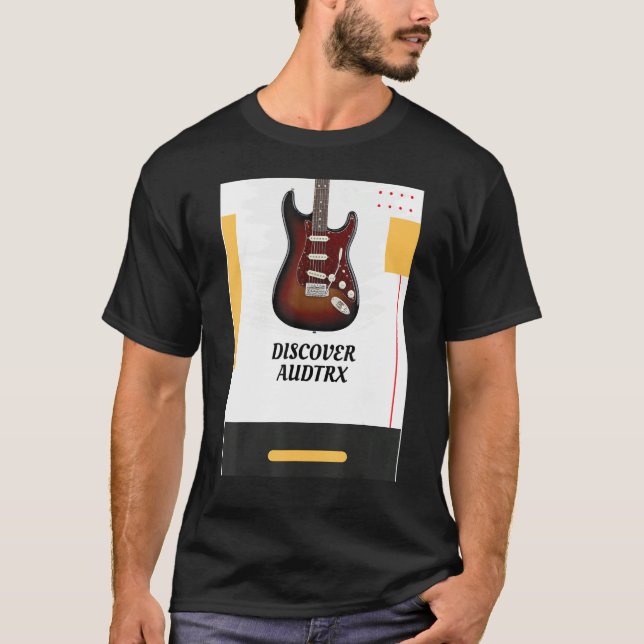 Camiseta AudTrX - Guitar - Discover (Anverso)