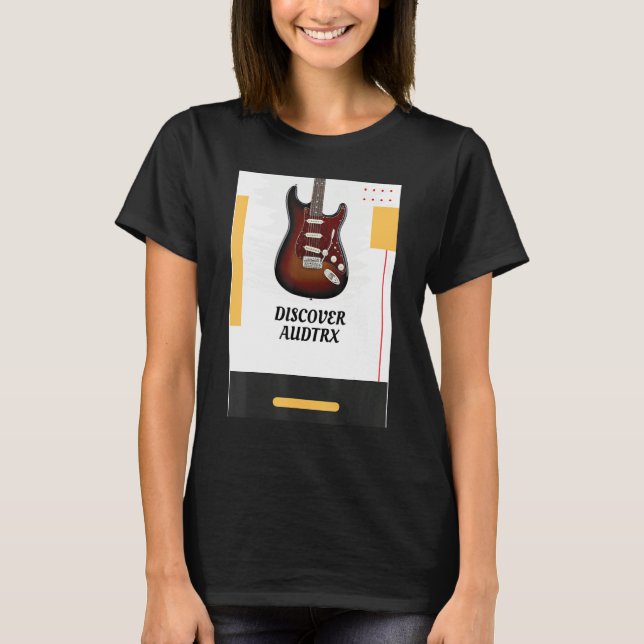 Camiseta AudTrX - Guitar - Discover (Anverso)